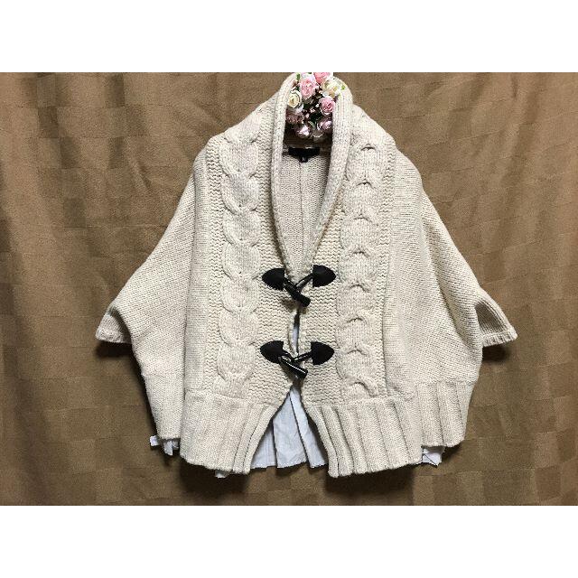 And A - And A　ボリューミーなシルエットゆるかわいいケーブルニットレイヤード