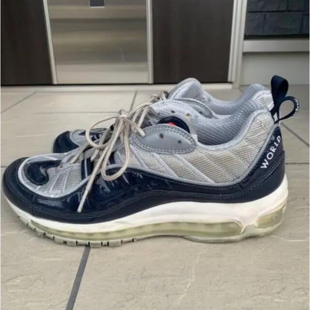 supreme nike airmax98 売り半額 【送料込み】赤27センチsupreme ×air max98 Nike スニーカー