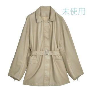 アメリヴィンテージ(Ameri VINTAGE)のAmeri VINTAGE GENTLE FAKE LEATHER JACKET(レザージャケット)