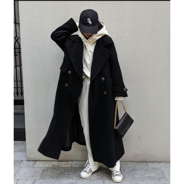 aclent Antique volume long coat  レディースのジャケット/アウター(ロングコート)の商品写真