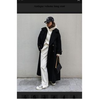 aclent Antique volume long coat (ロングコート)