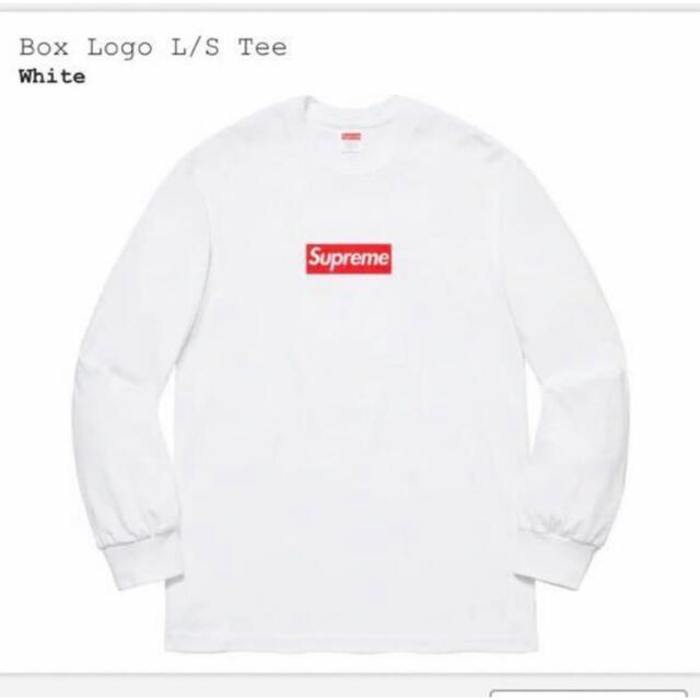 Supreme Box Logo L/S Tee White L 新品未使用 白WhiteSIZE