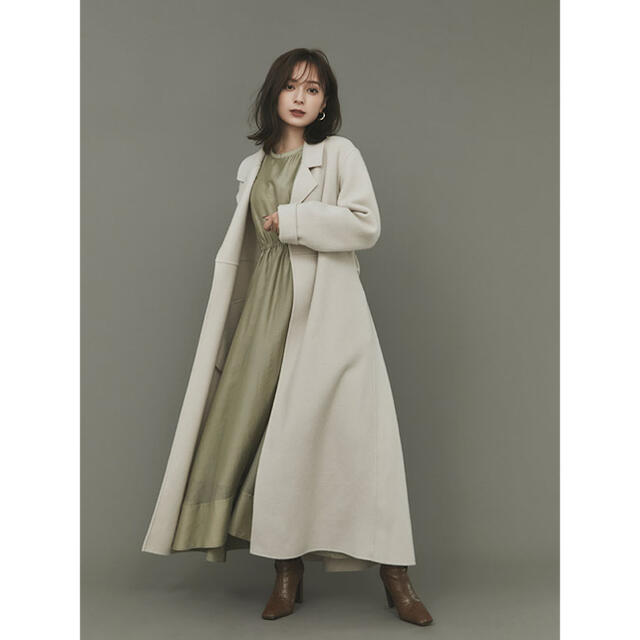 人気No.1 アンクレイヴ uncrave リバー ロング コート カーキ グレー ...