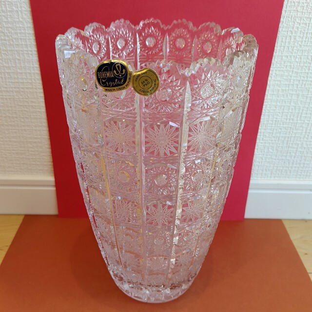 ボヘミアグラス 500PKカット 花瓶