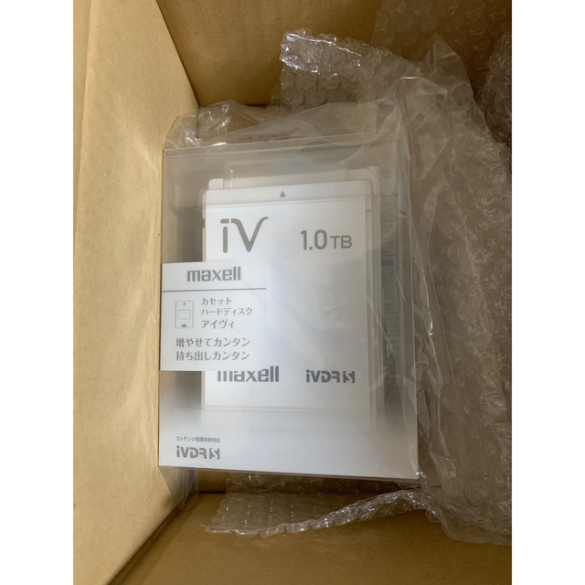 マクセル iVDR-S規格対応リムーバブル・ハードディスク 1.0TB(ホワイト)maxell カセットハードディスク「iV(アイヴィ)」 M-VDR - 1