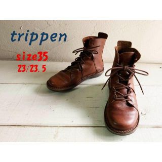 トリッペン(trippen)のtrippen トリッペンブーツNOMADノマド ブラウン35(23~23.5)(ブーツ)