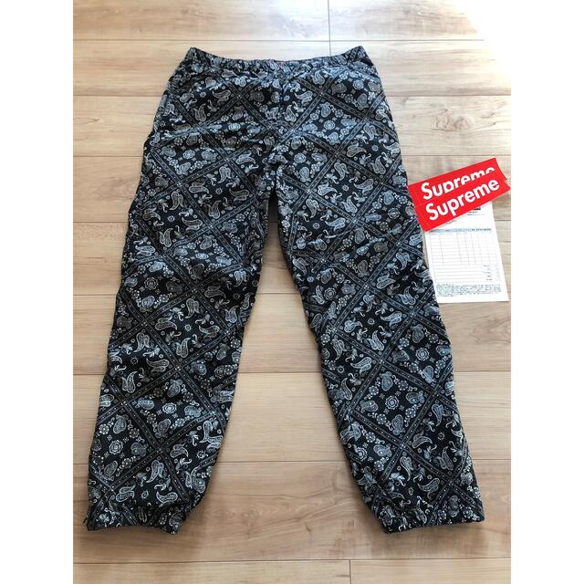 シュプリーム 18SS Bandana Track Pant バンダナトラックロングパンツ メンズ S