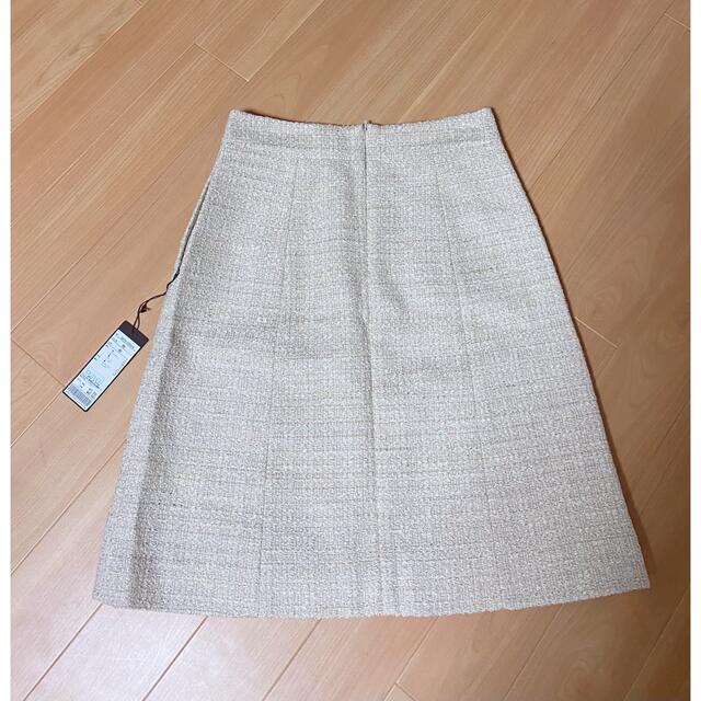 FOXEY(フォクシー)のフォクシーブティックツイードスカート　40 新品 レディースのスカート(ひざ丈スカート)の商品写真