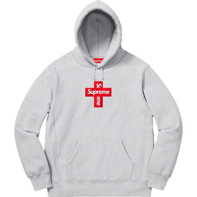 Cross Box Logo Hooded Sweatshirt