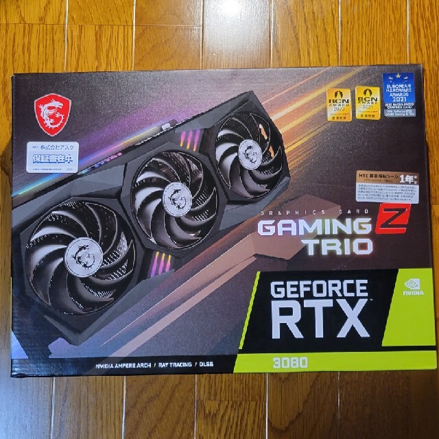 超安い】 tei様向け msi RTX3080 Gaming Trio LHR PCパーツ - zoopalic.com