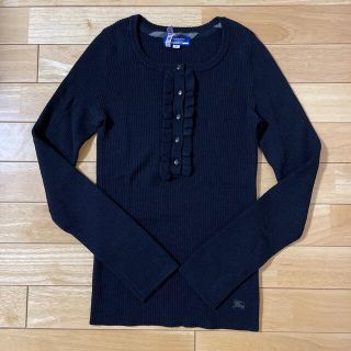 バーバリーブルーレーベル(BURBERRY BLUE LABEL)のバーバリーブルーレーベル　リブニット　Burberry Blue Label(ニット/セーター)