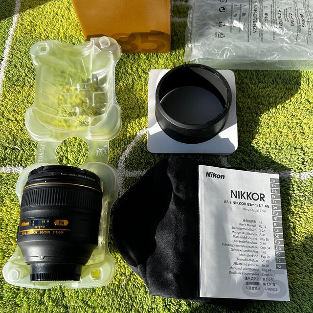 美品】Nikon AF-S 85F1.4G - レンズ(単焦点)