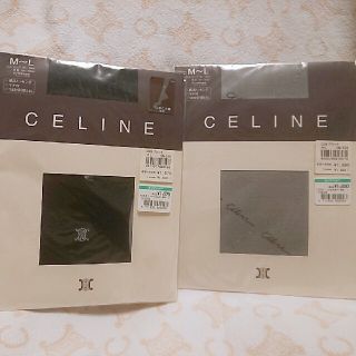 セリーヌ(celine)のななちゃん様専用新品未使用CELINE   黒ストッキング  黒(タイツ/ストッキング)