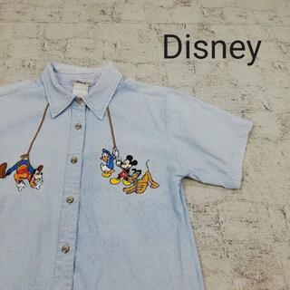 ディズニー(Disney)のused古着 Disney ディズニー 半袖シャツ(シャツ)