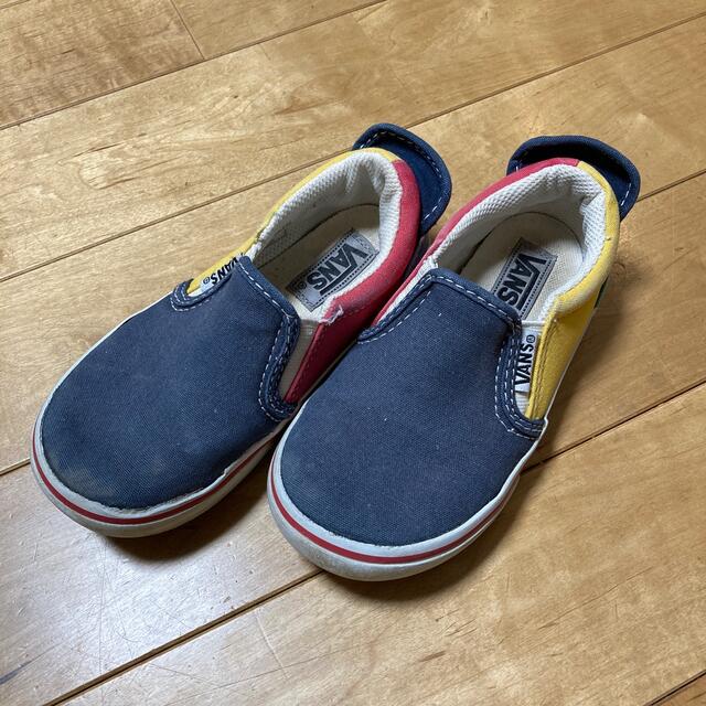 VANS(ヴァンズ)の⑮VANS slip-on スリッポン　小さめ１８㎝ キッズ/ベビー/マタニティのキッズ靴/シューズ(15cm~)(スリッポン)の商品写真