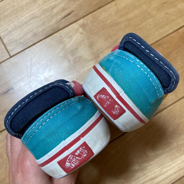 VANS(ヴァンズ)の⑮VANS slip-on スリッポン　小さめ１８㎝ キッズ/ベビー/マタニティのキッズ靴/シューズ(15cm~)(スリッポン)の商品写真