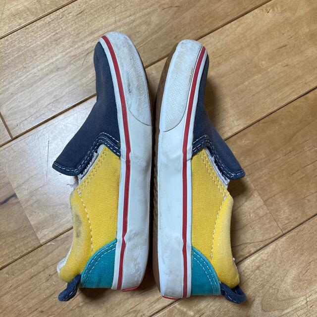 VANS(ヴァンズ)の⑮VANS slip-on スリッポン　小さめ１８㎝ キッズ/ベビー/マタニティのキッズ靴/シューズ(15cm~)(スリッポン)の商品写真