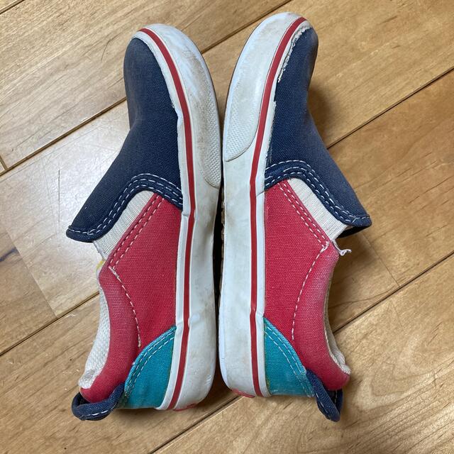 VANS(ヴァンズ)の⑮VANS slip-on スリッポン　小さめ１８㎝ キッズ/ベビー/マタニティのキッズ靴/シューズ(15cm~)(スリッポン)の商品写真