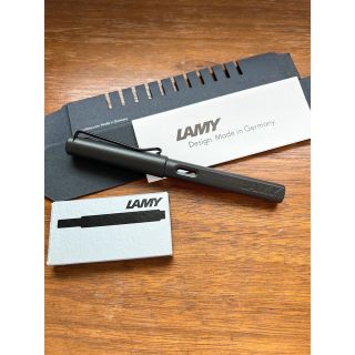 ラミー(LAMY)のLAMY ラミー サファリ 万年筆 極細字 ブラック軸(ペン/マーカー)