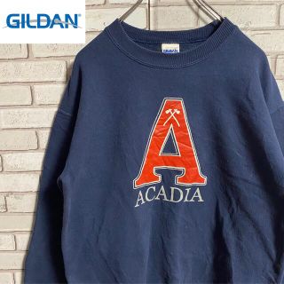 ギルタン(GILDAN)の90s 古着 ギルダン スウェット プリント ビッグシルエット ゆるだぼ(スウェット)