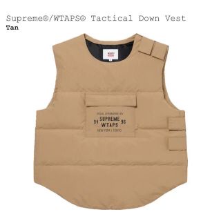 シュプリーム(Supreme)のSupreme WTAPS Tactical Down Vest M Tan (ベスト)