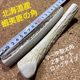 鹿の角　犬のおもちゃ　北海道産　　　　　　　　　　　小〜中型犬用2本ロングタイプ(犬)