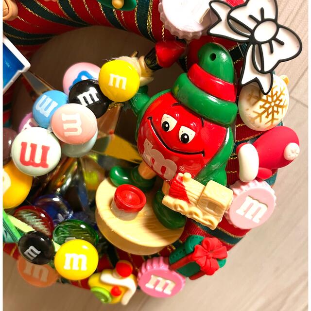 m&m’sクリスマスリース　あっさり