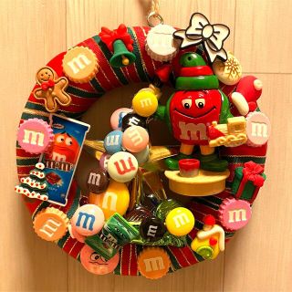 m&m’sクリスマスリース　あっさり