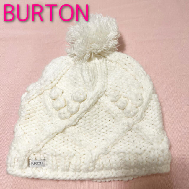 BURTON(バートン)のNATSU様専用　BURTON バートン　ニット帽　キッズ　フリーサイズ スポーツ/アウトドアのスノーボード(その他)の商品写真