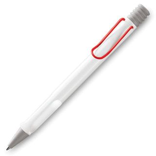 ラミー(LAMY)のLAMY ラミー サファリ ボールペン 限定 ホワイト レッドクリップ(ペン/マーカー)