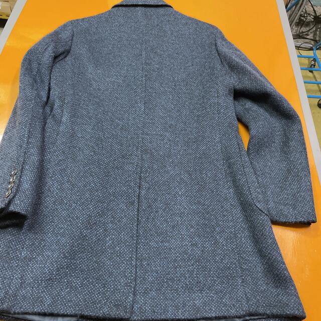 GU(ジーユー)のGUニット調チェスターコート ロングコート メンズのジャケット/アウター(チェスターコート)の商品写真