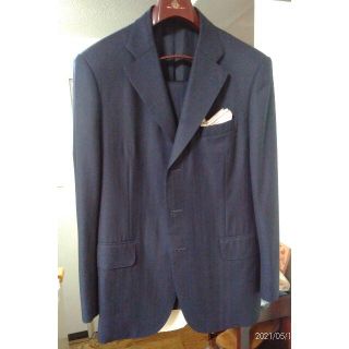 エルメネジルドゼニア(Ermenegildo Zegna)の英国屋　Scabal シャドーストライプ　紺 (セットアップ)