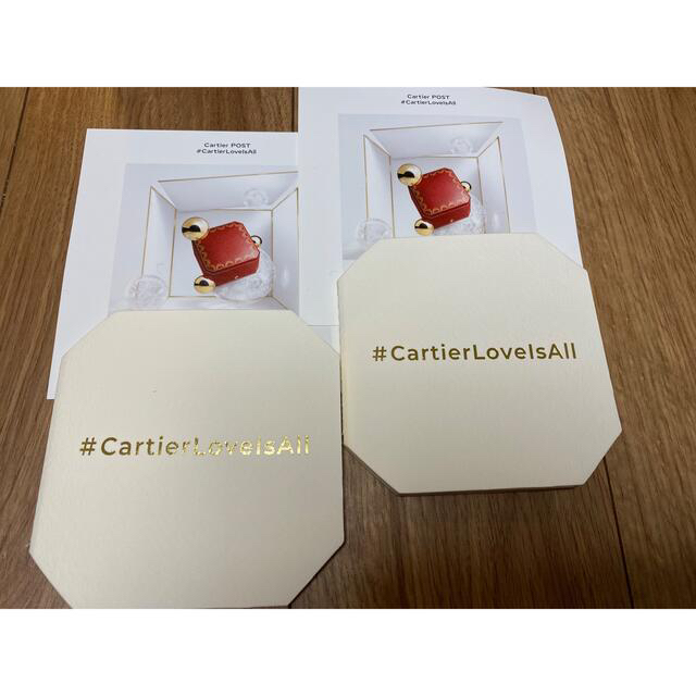 カルティエ 期間限定ポップアップストア カード メモノート二冊 ノベルティ