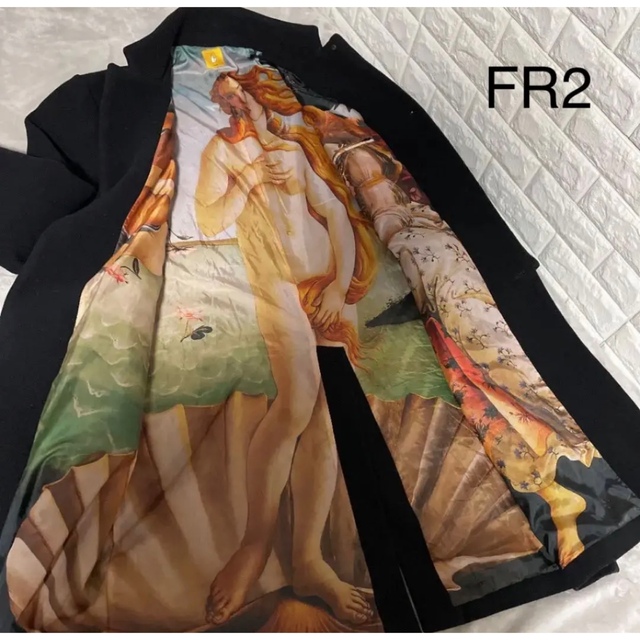 たまおまお様専用☆FR2 チェスターコート ブラック L メンズのジャケット/アウター(チェスターコート)の商品写真