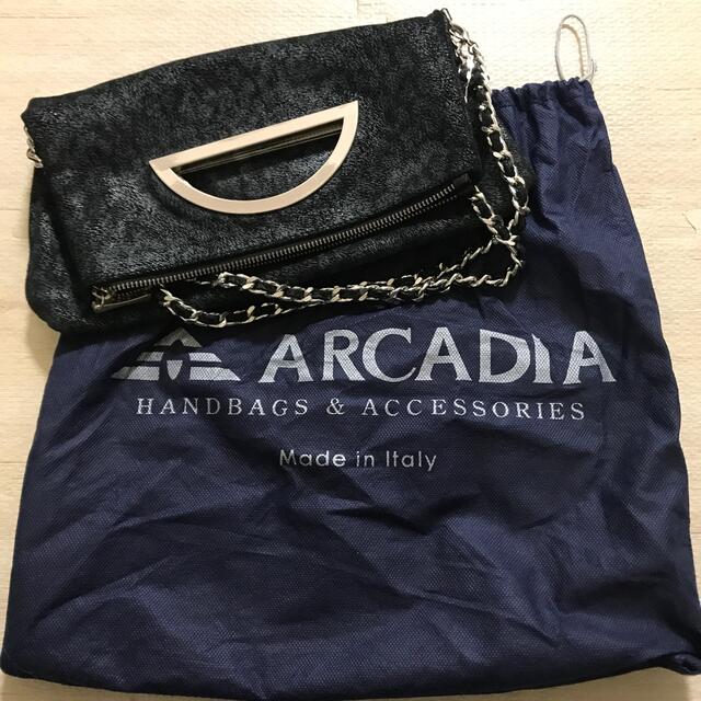 ARCADIA 2way ヒョウ柄クラッチバッグ レディースのバッグ(ショルダーバッグ)の商品写真