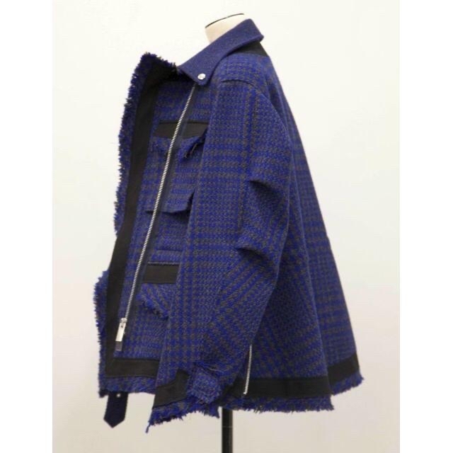 sacai(サカイ)の入手困難★sacaiサカイ☆コレクションラインチェックブルゾン新品 レディースのジャケット/アウター(その他)の商品写真