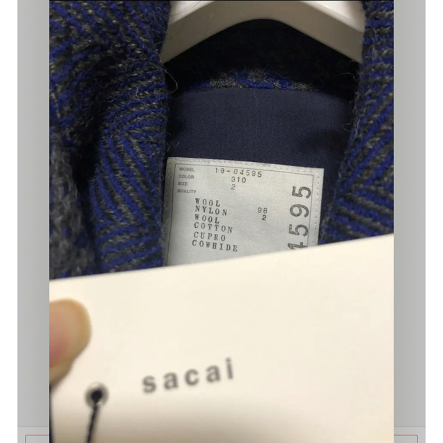 sacai(サカイ)の入手困難★sacaiサカイ☆コレクションラインチェックブルゾン新品 レディースのジャケット/アウター(その他)の商品写真