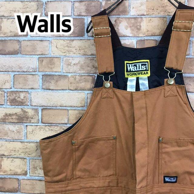 【Walls】オーバーオール サロペット　ペインター　ダック　裏地キルティング