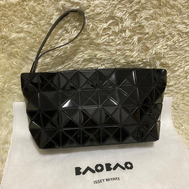 バッグ美品✨BAOBAO バオバオイッセイミヤケ クラッチバッグ ポーチ ブラック 黒