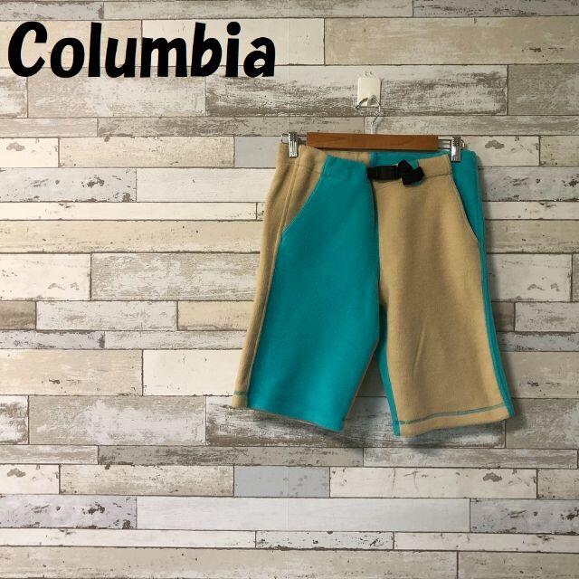 Columbia(コロンビア)の購入者ありコロンビア ハーフパンツ スカイブルーｘベージュ サイズM レディース レディースのパンツ(ハーフパンツ)の商品写真