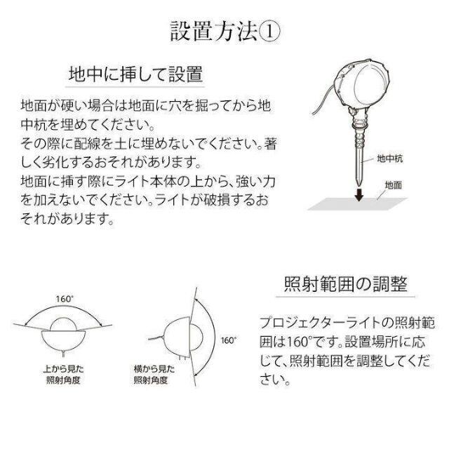 イルミネーション 屋外 LED ライト クリスマス ローボルト プロジェクター 5