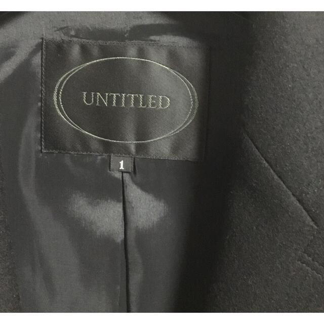 美品　UNTITLED ウールジャケット　黒　S 3