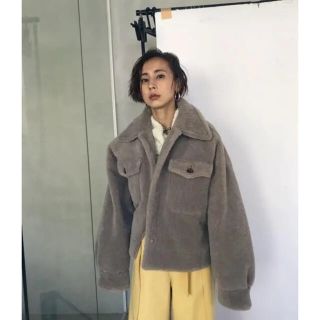 アメリヴィンテージ(Ameri VINTAGE)のAmeriVintage Over size eco mouton coat(ムートンコート)