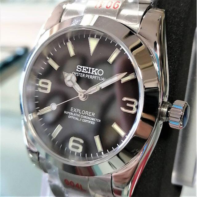 SEIKO(セイコー)の新品36mmEX1エクワンEXPLORER１仕様SEIKO MODエクスプローラ メンズの時計(腕時計(アナログ))の商品写真