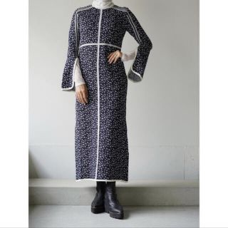 mame - Osmanthus Motif Jacquard Knitted Dressの通販 by usagi0524