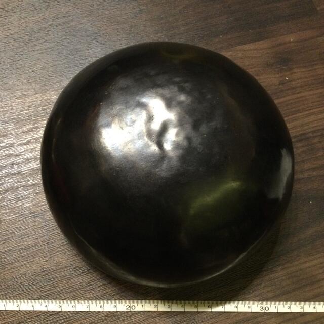 No18 チベット産 18.7cm チベタン ブラック シンギングボウル