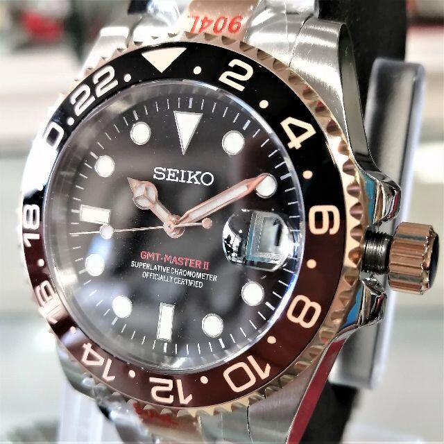 SEIKO　セイコー　カスタム　ダイバー　腕時計　自動巻き　ウォッチ　mod