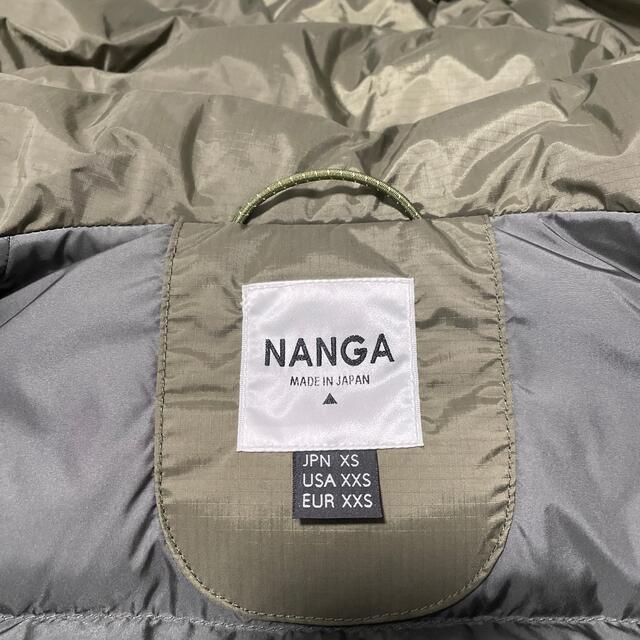 NANGA ナンガ　オーロラ　ダウンジャケット　カーキ　XS 美品