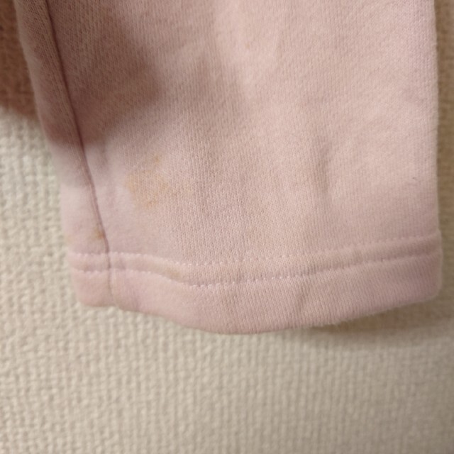 ベーシックエディション　スウェット　ピンク　花柄刺繍 レディースのトップス(トレーナー/スウェット)の商品写真