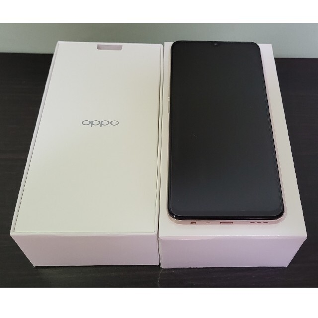 OPPO(オッポ)の新品・動作確認のみ！有機EL OPPO A73  ダイナミックオレンジ スマホ/家電/カメラのスマートフォン/携帯電話(スマートフォン本体)の商品写真